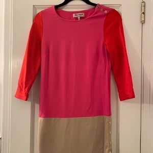 Pink Color Block Juicy Couture Dress